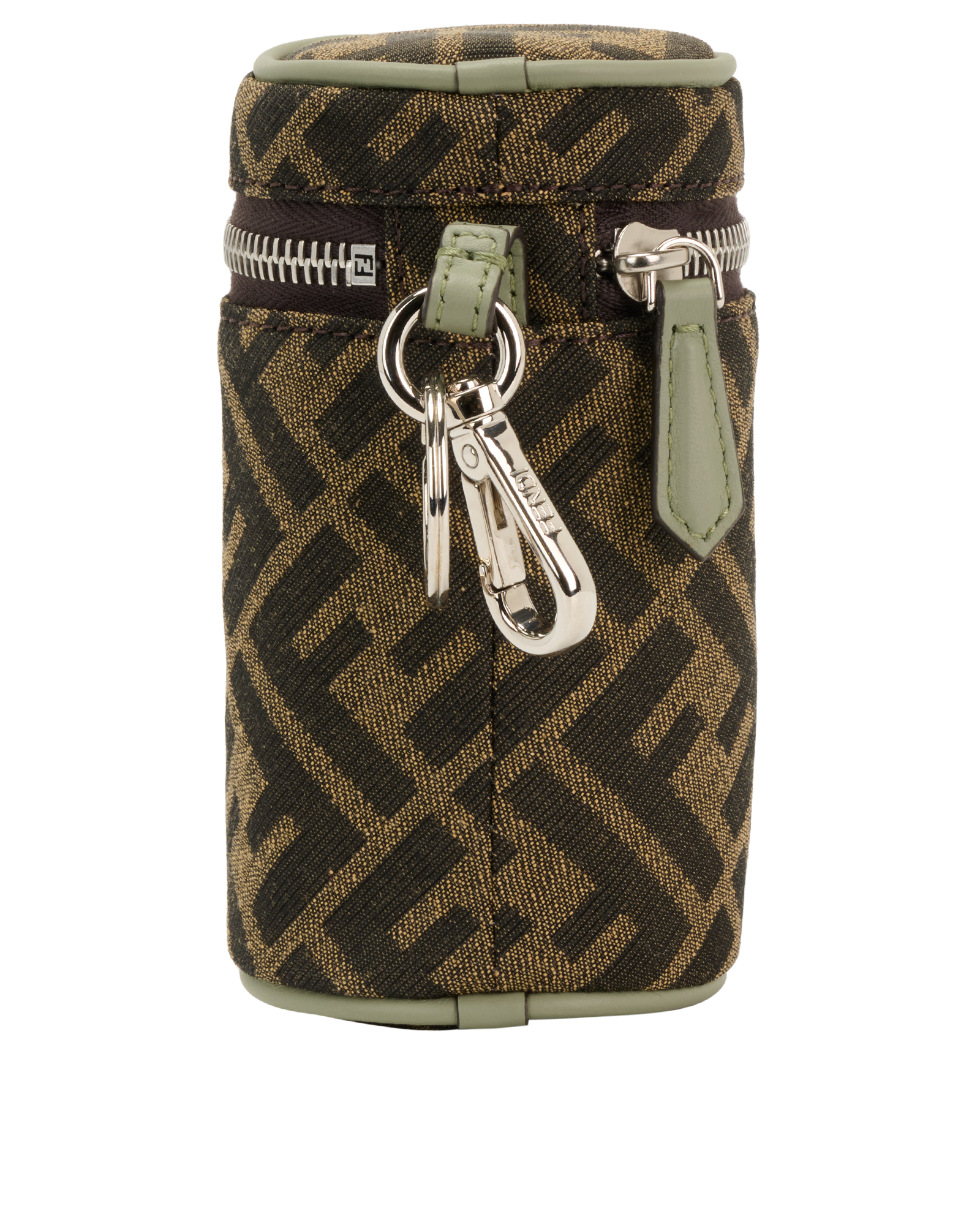 Fendi FF Can Case, &pound;275, Accessories, Brown, Canvas, Back view